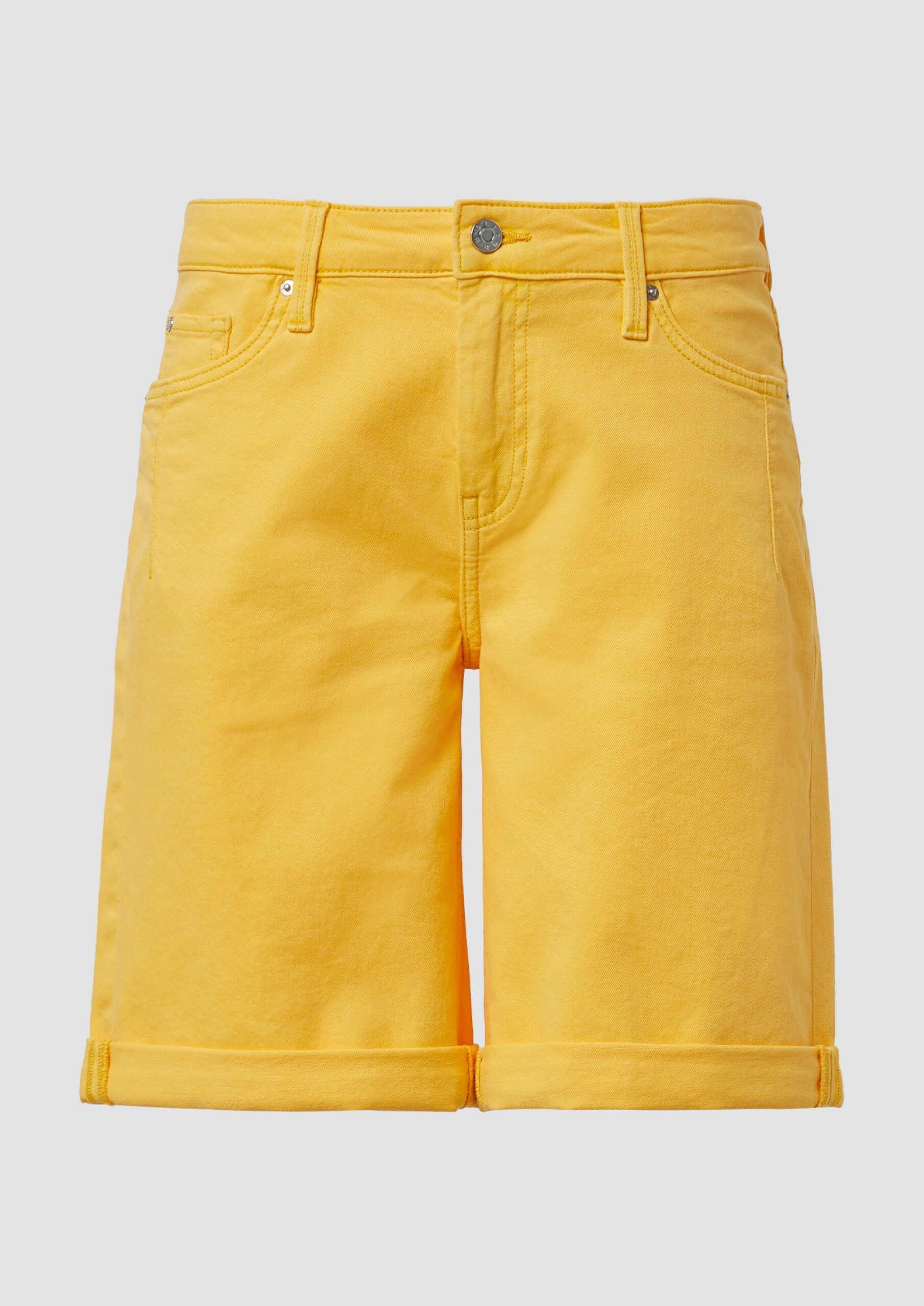 Jeans-Bermuda Karolin / Straight Fit / Mid Rise / Straight Leg