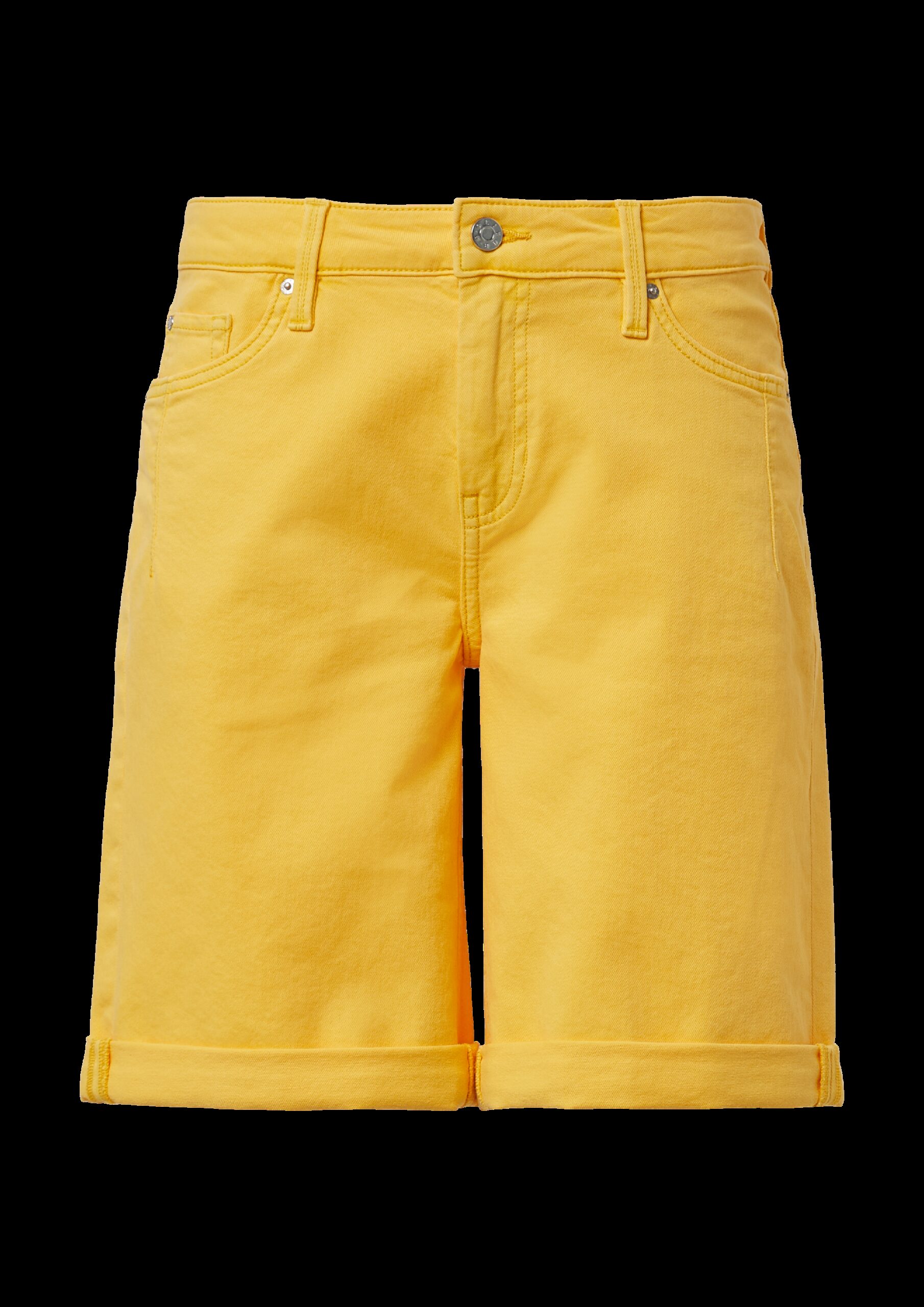 Jeans-Bermuda Karolin / Straight Fit / Mid Rise / Straight Leg