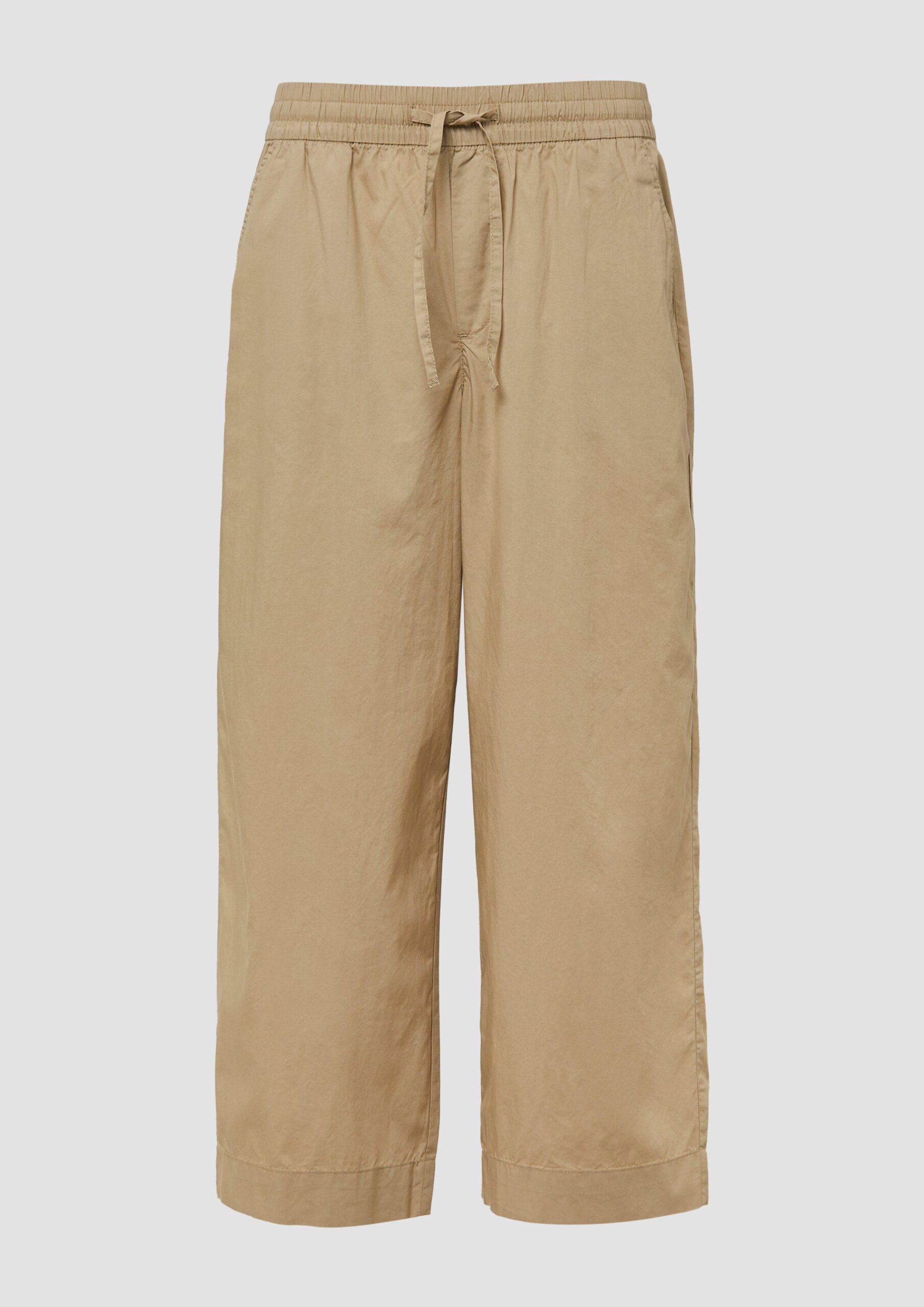 Leichte Culotte aus Baumwollmix im Relaxed Fit