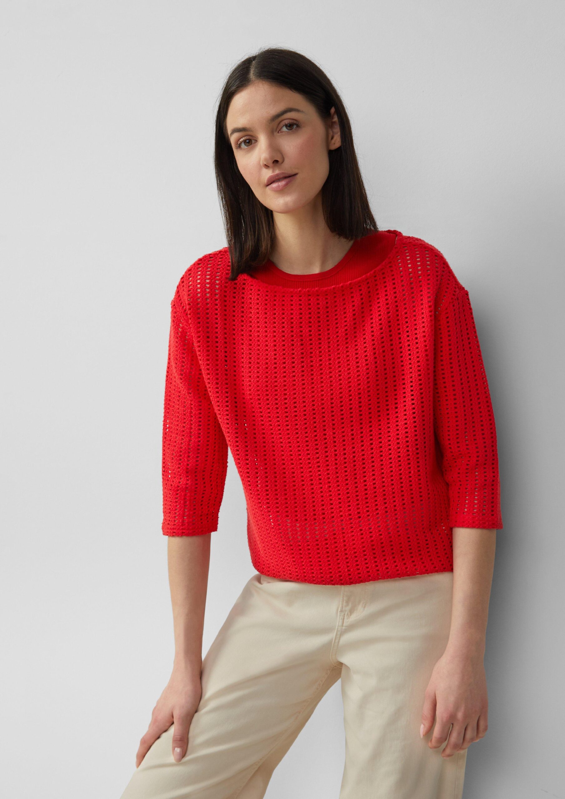 Luftiges T-Shirt im Relaxed Fit