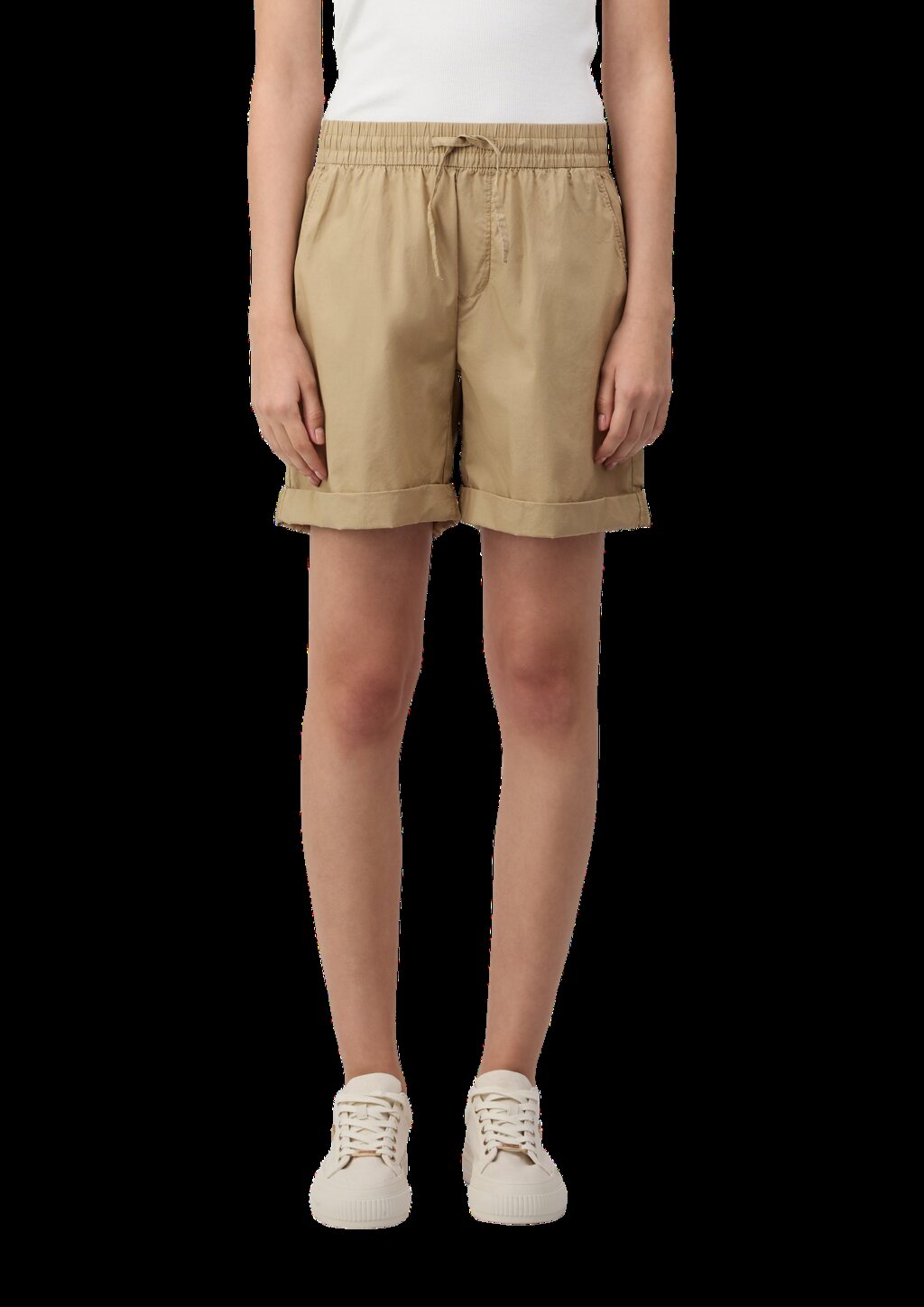 Leichte Relaxed-Fit-Shorts aus Baumwollmix