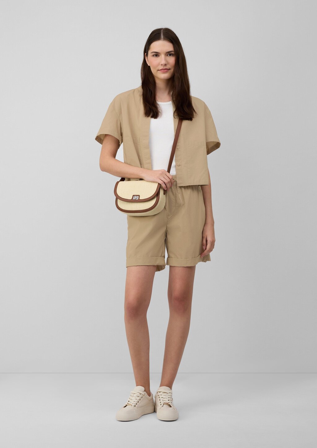 Leichte Relaxed-Fit-Shorts aus Baumwollmix