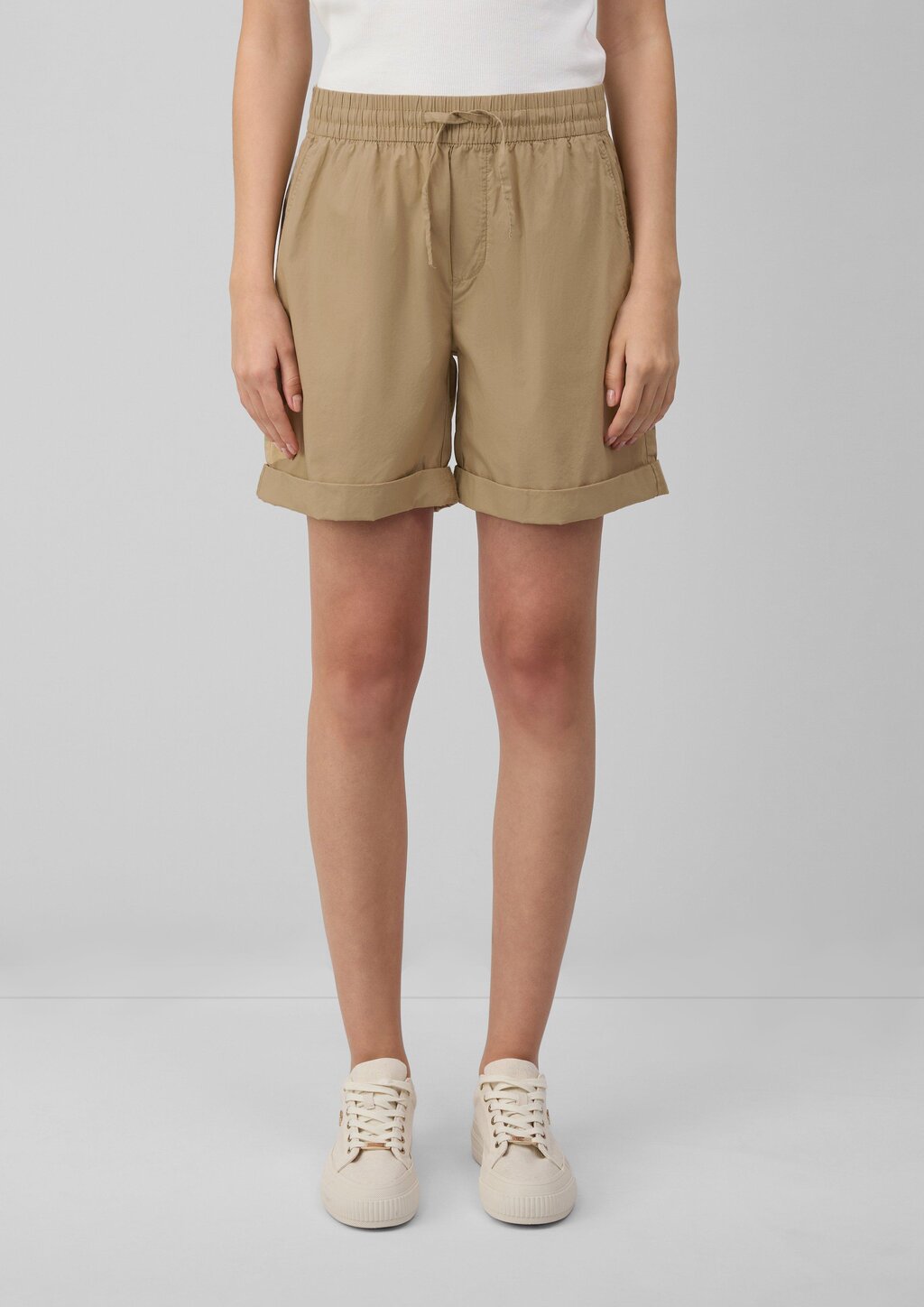 Leichte Relaxed-Fit-Shorts aus Baumwollmix