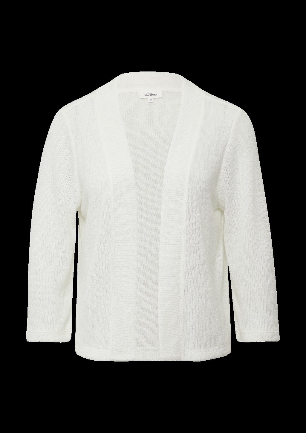 Cardigan aus Bouclégarn mit 3/4-Ärmeln