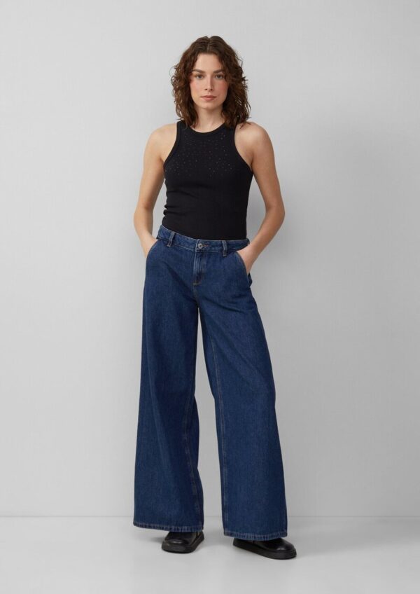 Jeans Catie / Slim Fit / Mid Rise / Super Wide Leg
