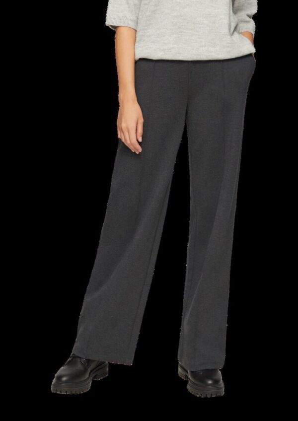 Wide Leg Hose aus Interlock-Jersey