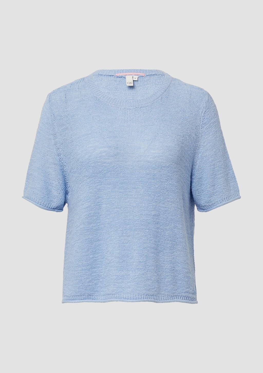 Kurzarmpullover aus Bändchengarn