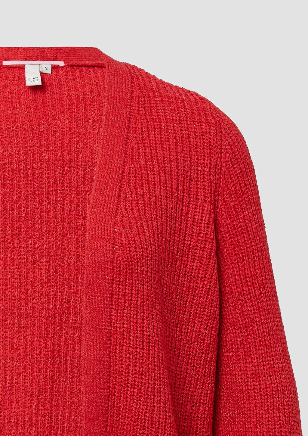 Strickjacke aus Bändchengarn