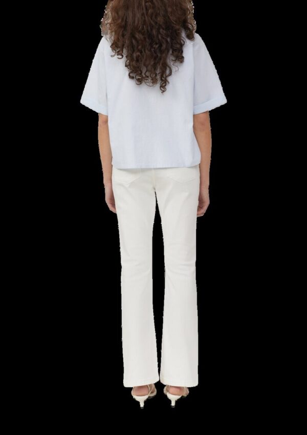 Baumwoll-Bluse mit feinen Streifen | QS x Debi Flügge