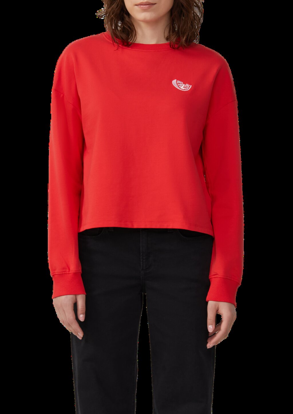 Sweatshirt mit Stickerei