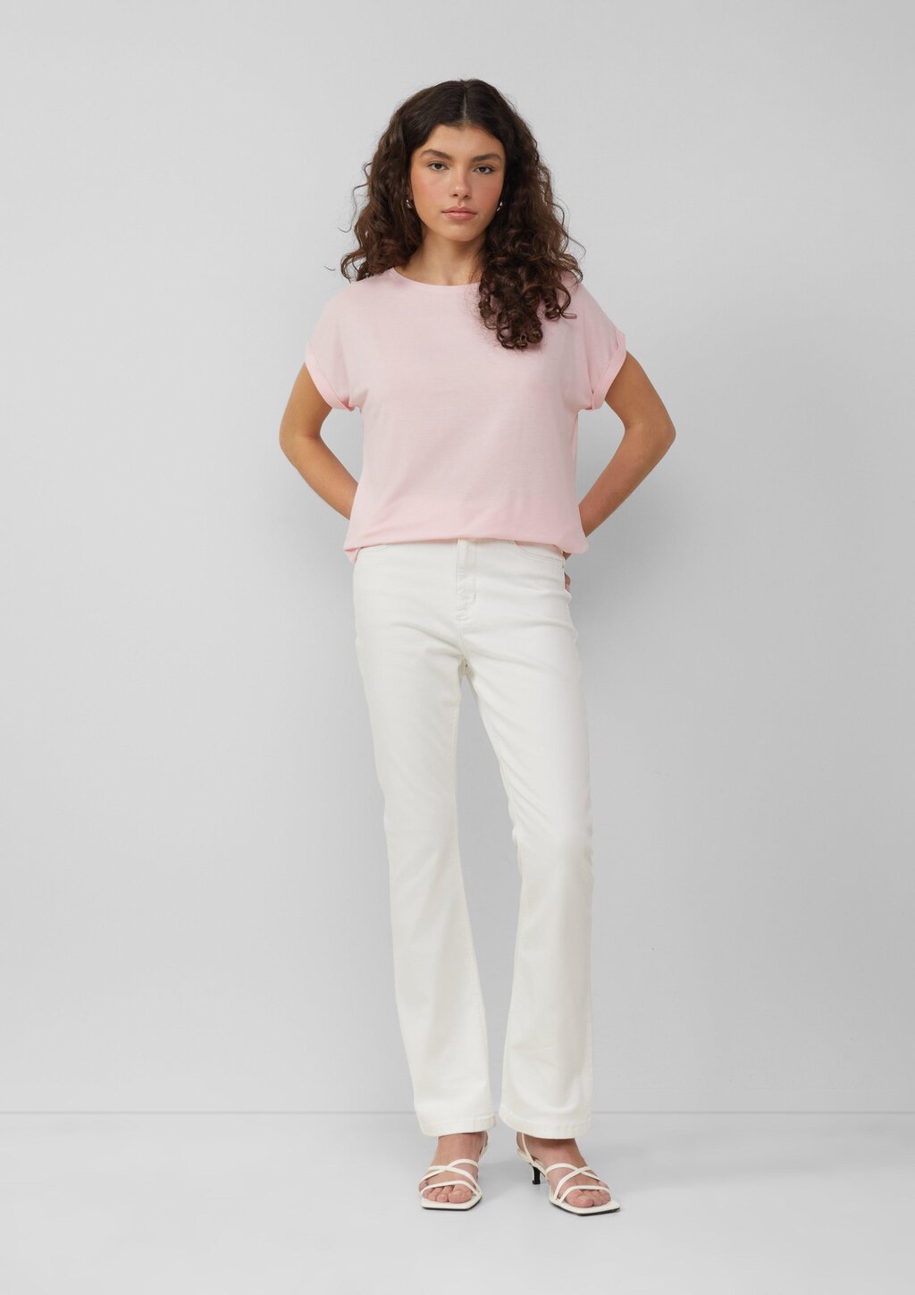 Loose-Fit-Shirt im Lyocellmix