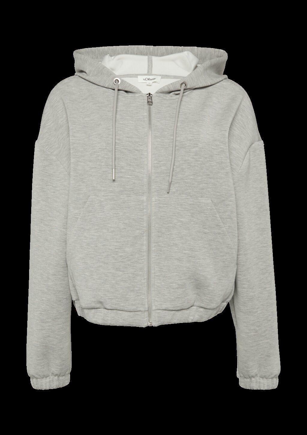 Scuba-Sweatjacke aus Modalmix im Relaxed Fit