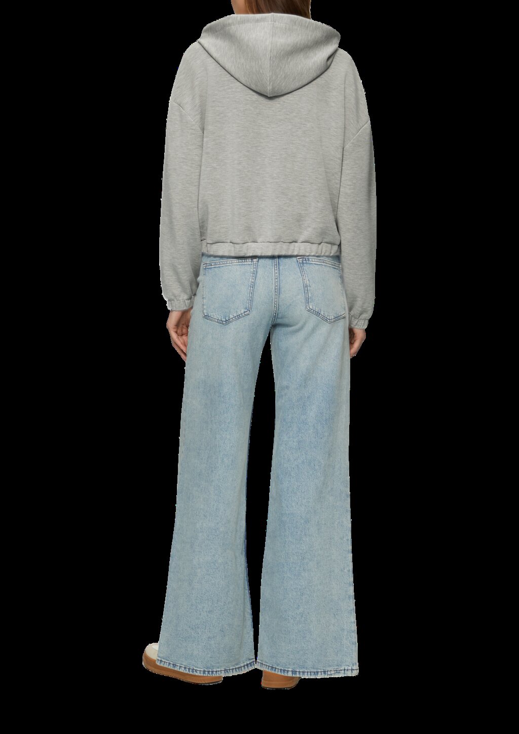 Scuba-Sweatjacke aus Modalmix im Relaxed Fit