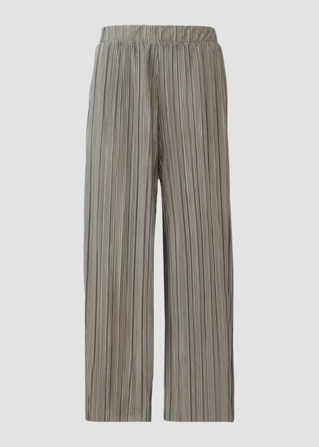 Plissierte Wide-Leg-Hose