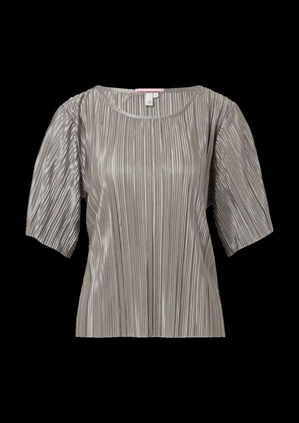 Shirt mit Plisseefalten