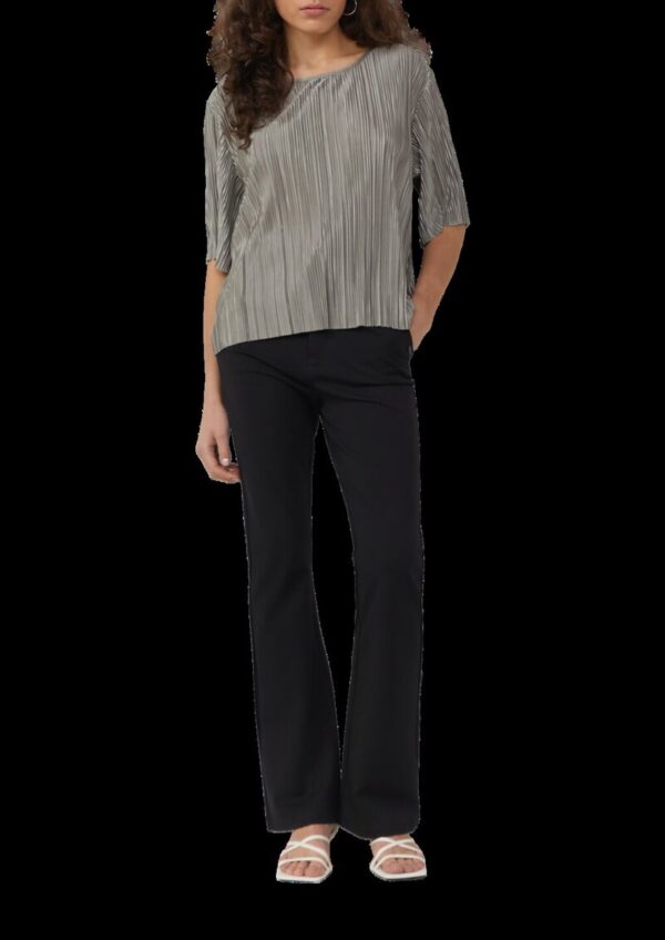 Shirt mit Plisseefalten