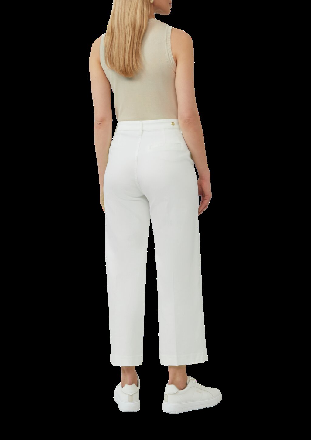 Feinstrick-Top aus Viskose im Slim Fit