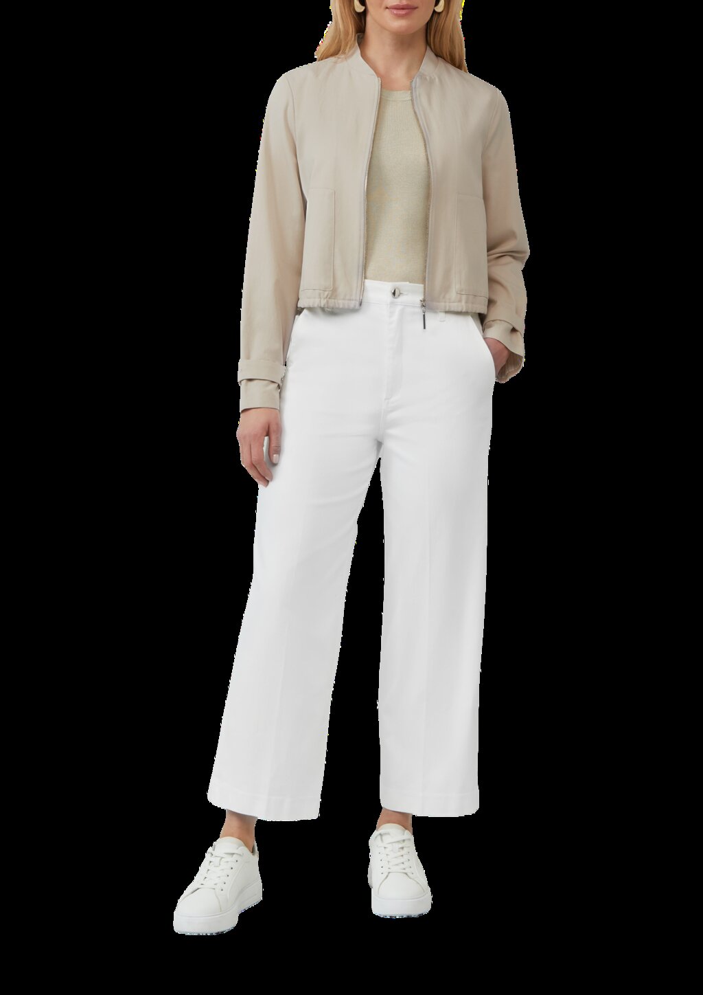 Feinstrick-Top aus Viskose im Slim Fit