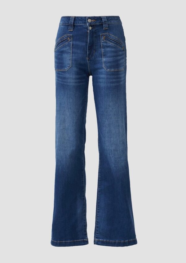 Jeans Reena / Slim Fit / High Rise / Flared Leg / Super Stretch
