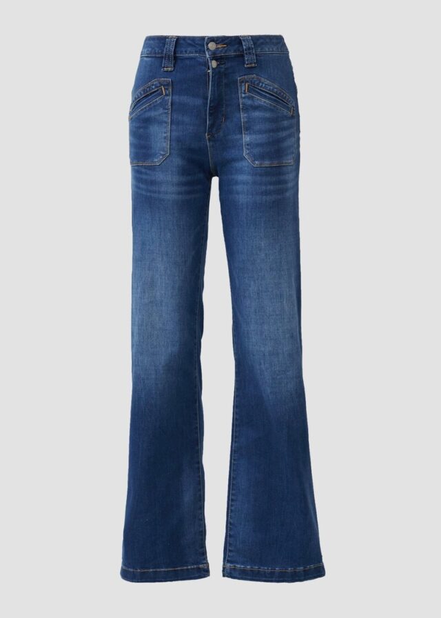 Jeans Reena / Slim Fit / High Rise / Flared Leg / Super Stretch