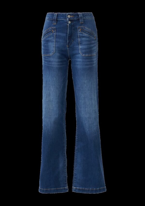 Jeans Reena / Slim Fit / High Rise / Flared Leg / Super Stretch