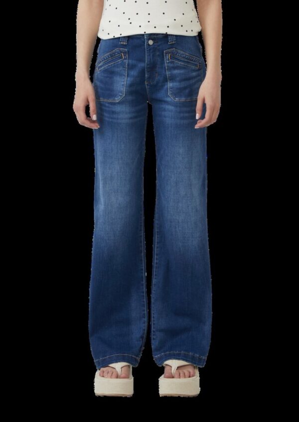 Jeans Reena / Slim Fit / High Rise / Flared Leg / Super Stretch