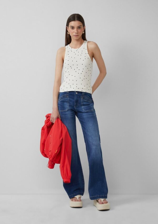 Jeans Reena / Slim Fit / High Rise / Flared Leg / Super Stretch