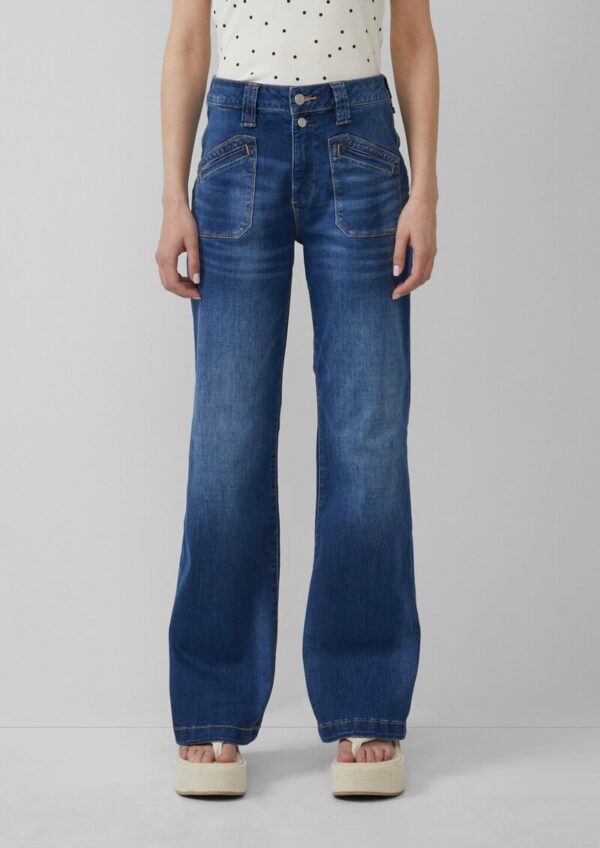 Jeans Reena / Slim Fit / High Rise / Flared Leg / Super Stretch