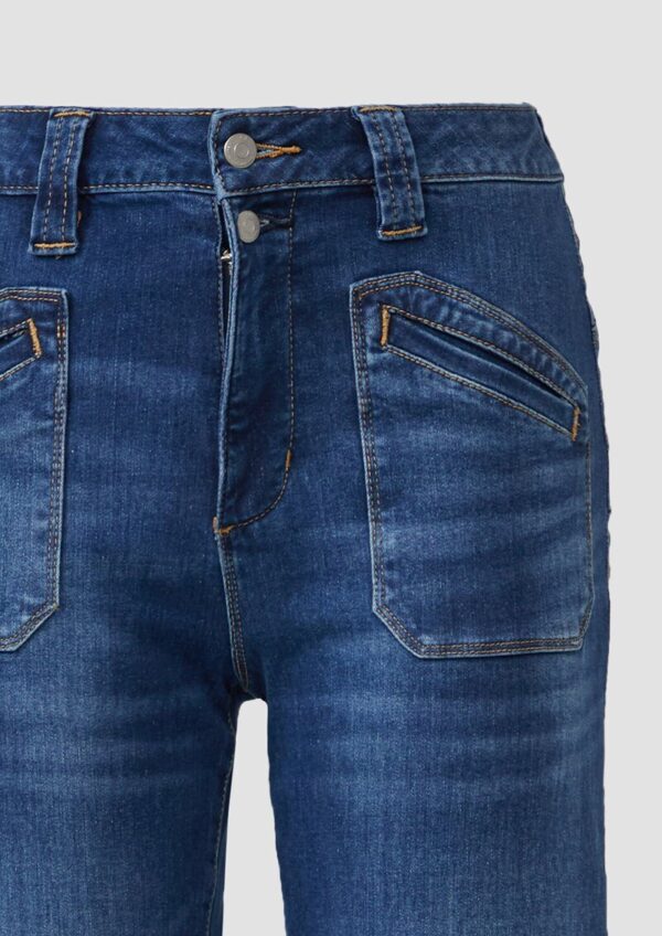 Jeans Reena / Slim Fit / High Rise / Flared Leg / Super Stretch