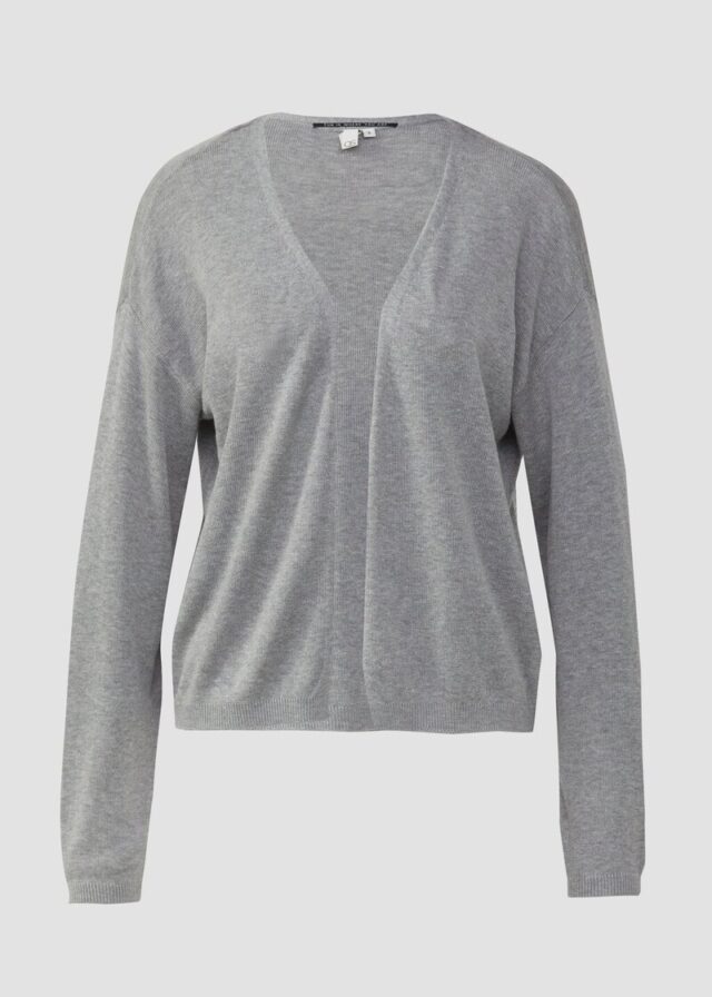 Strickjacke mit überschnittener Schulter