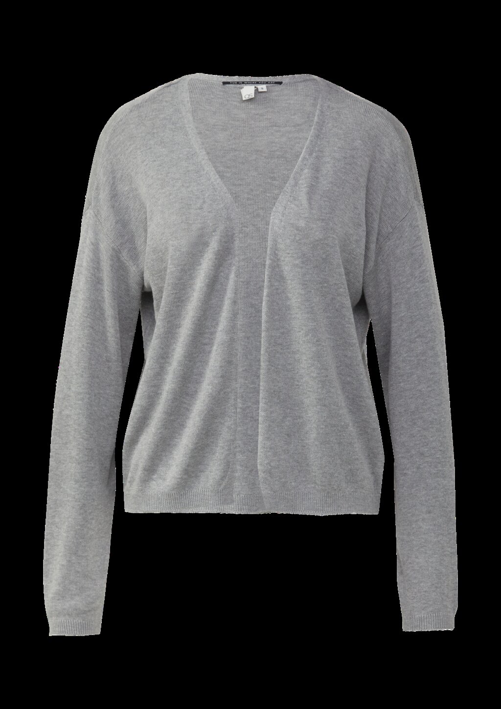 Strickjacke mit überschnittener Schulter