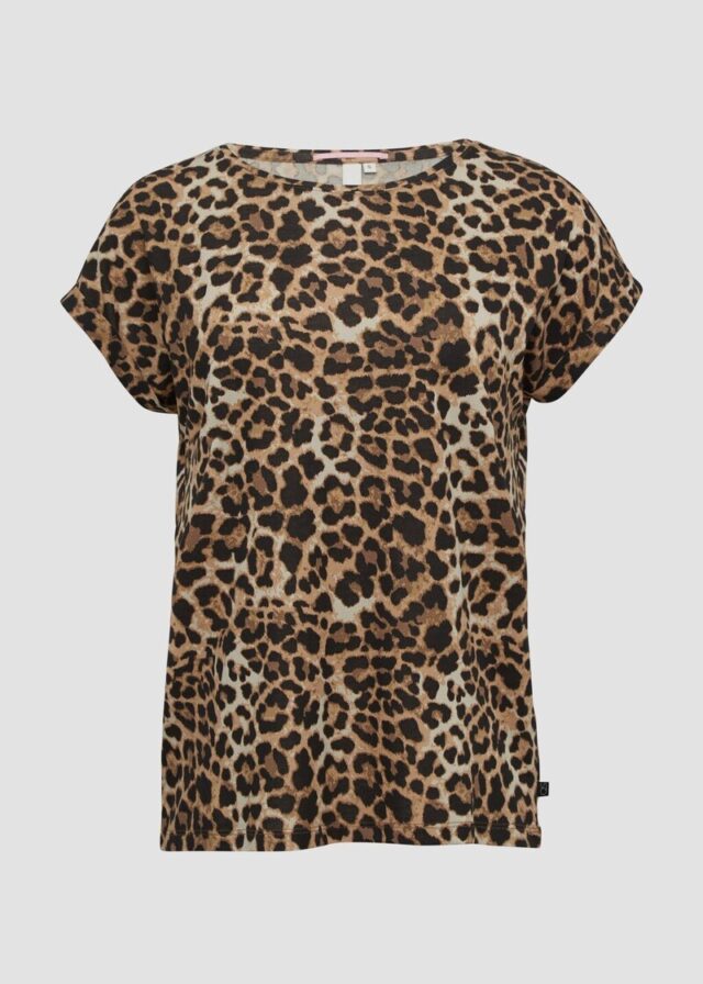 Locker geschnittenes T-Shirt aus Modalmix