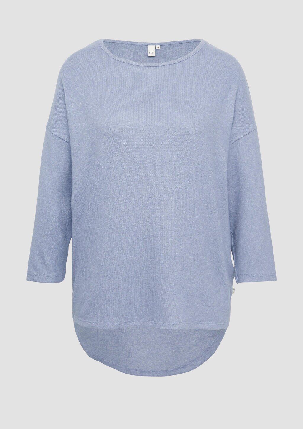 Weiches Shirt aus Viskosemix in Melange-Optik