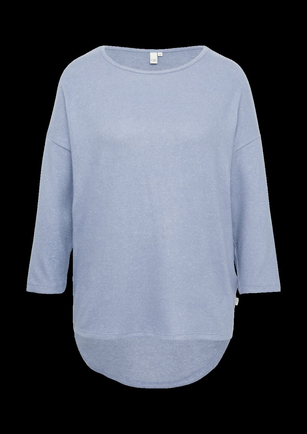 Weiches Shirt aus Viskosemix in Melange-Optik