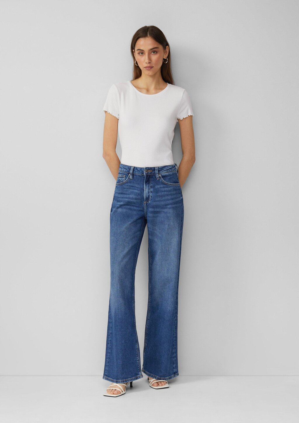 Jeans Catie / Slim Fit / High Rise /Wide Leg
