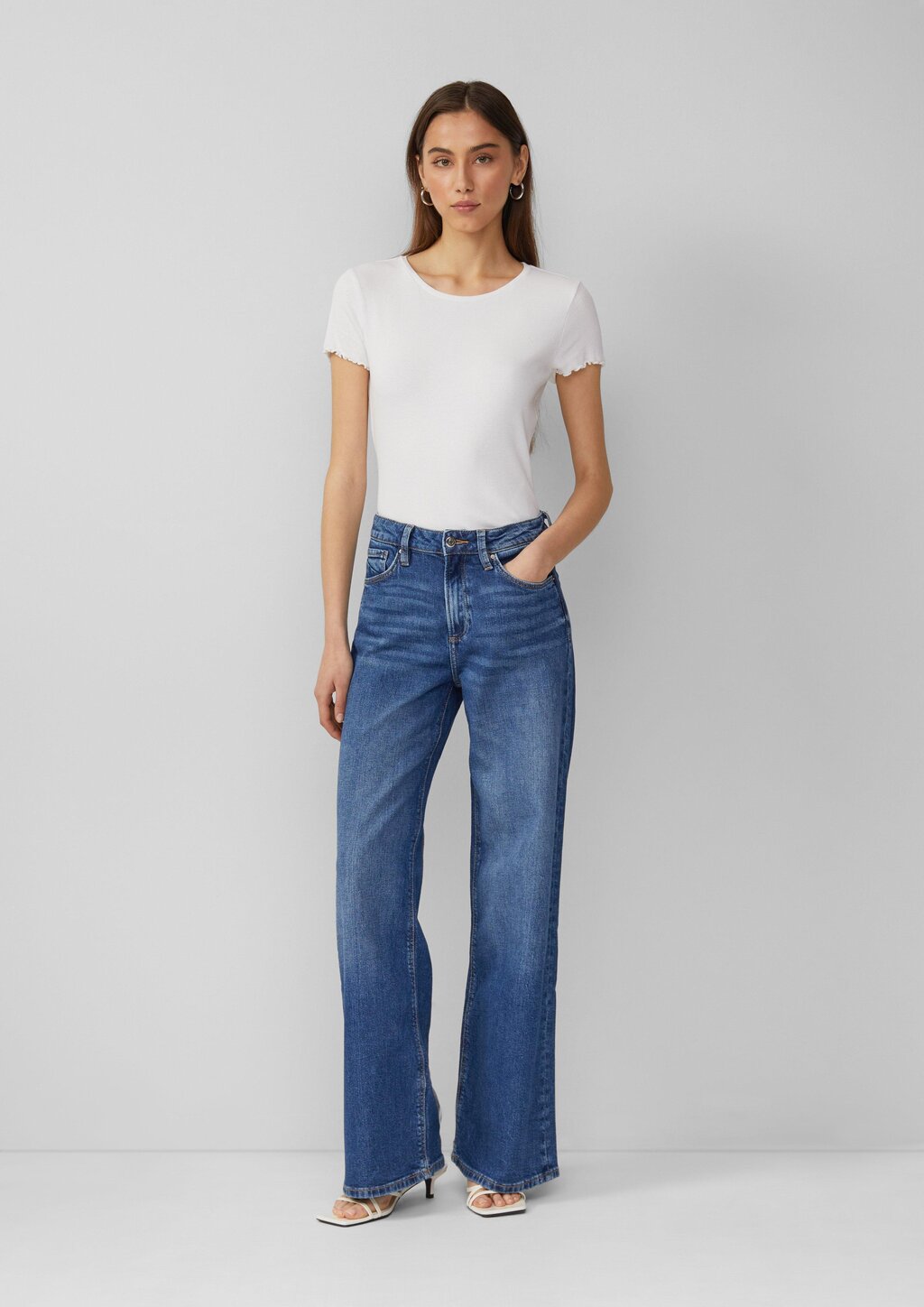 Jeans Catie / Slim Fit / High Rise /Wide Leg