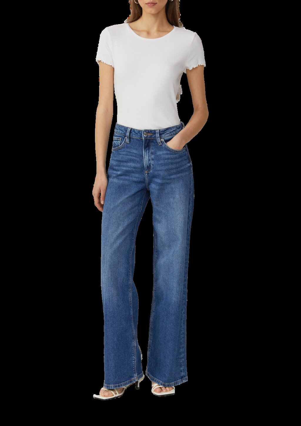 Jeans Catie / Slim Fit / High Rise /Wide Leg