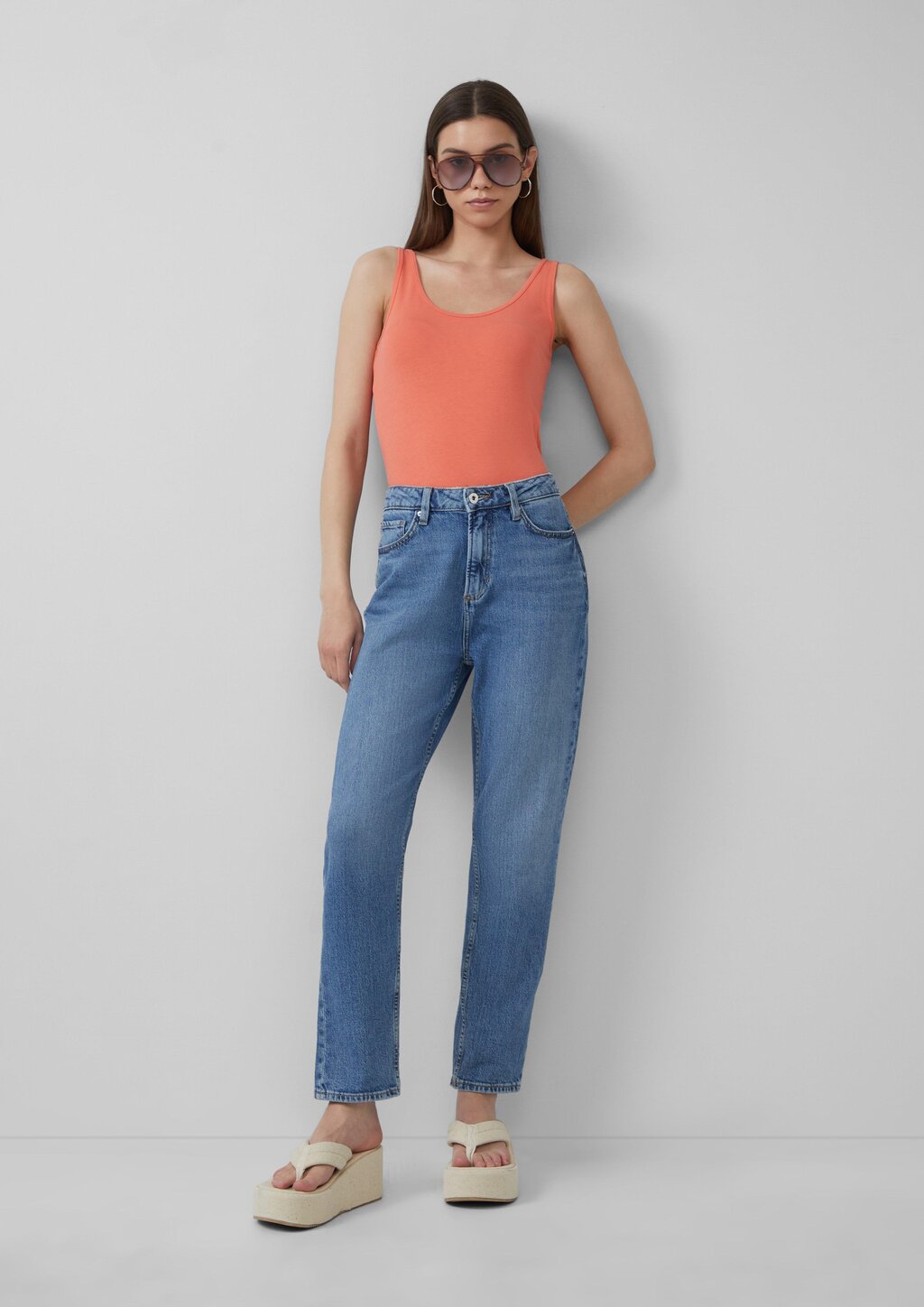 Top aus Baumwolljersey