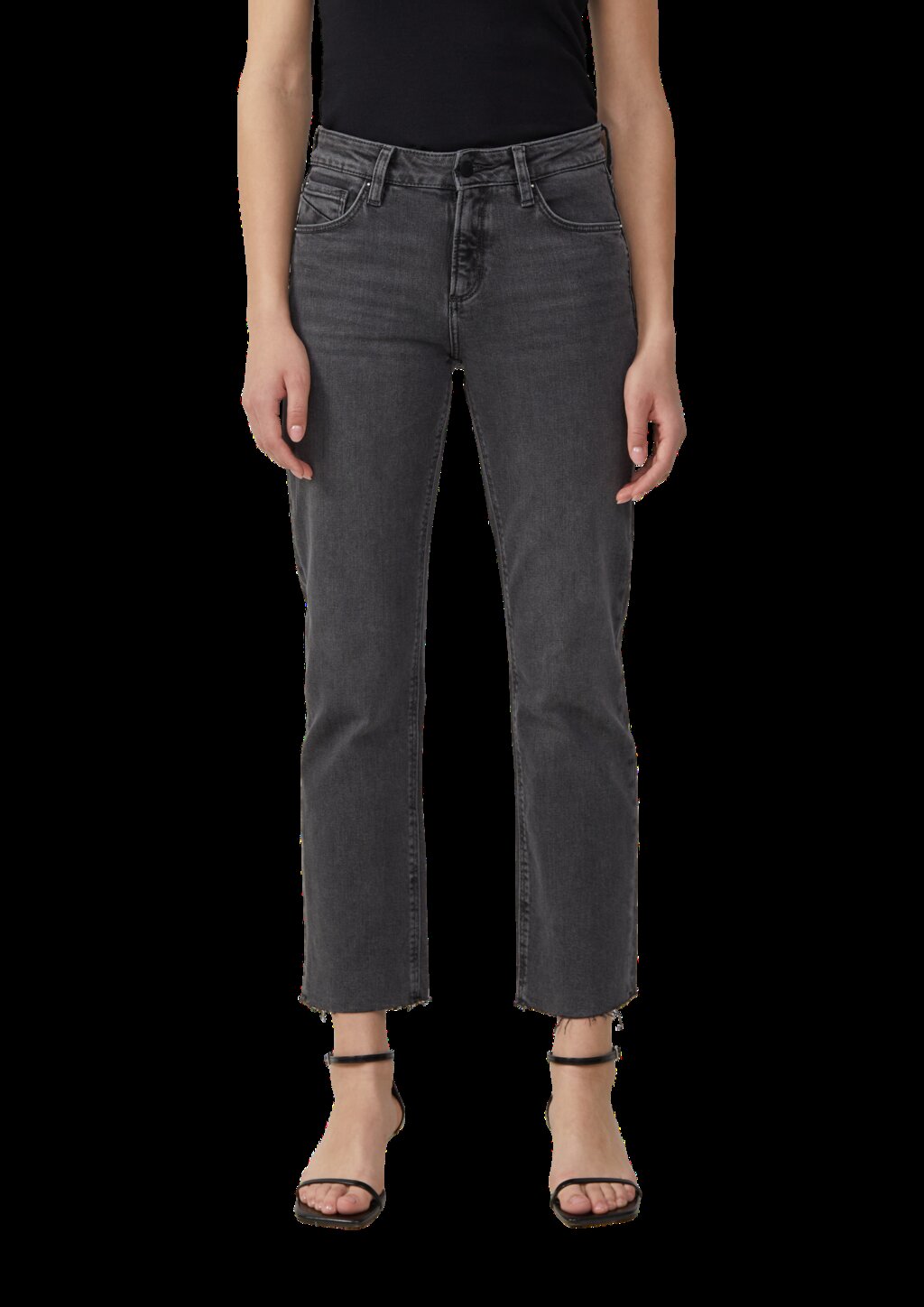 Ankle-Jeans Catie / Slim Fit / Mid Rise / Straight Leg