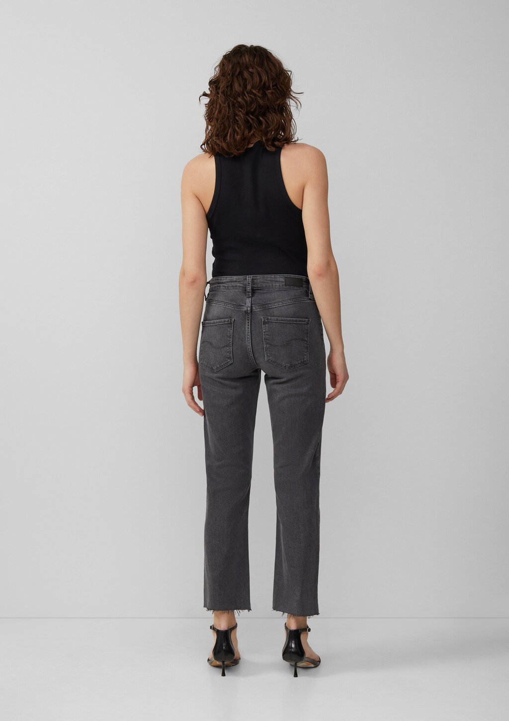 Ankle-Jeans Catie / Slim Fit / Mid Rise / Straight Leg