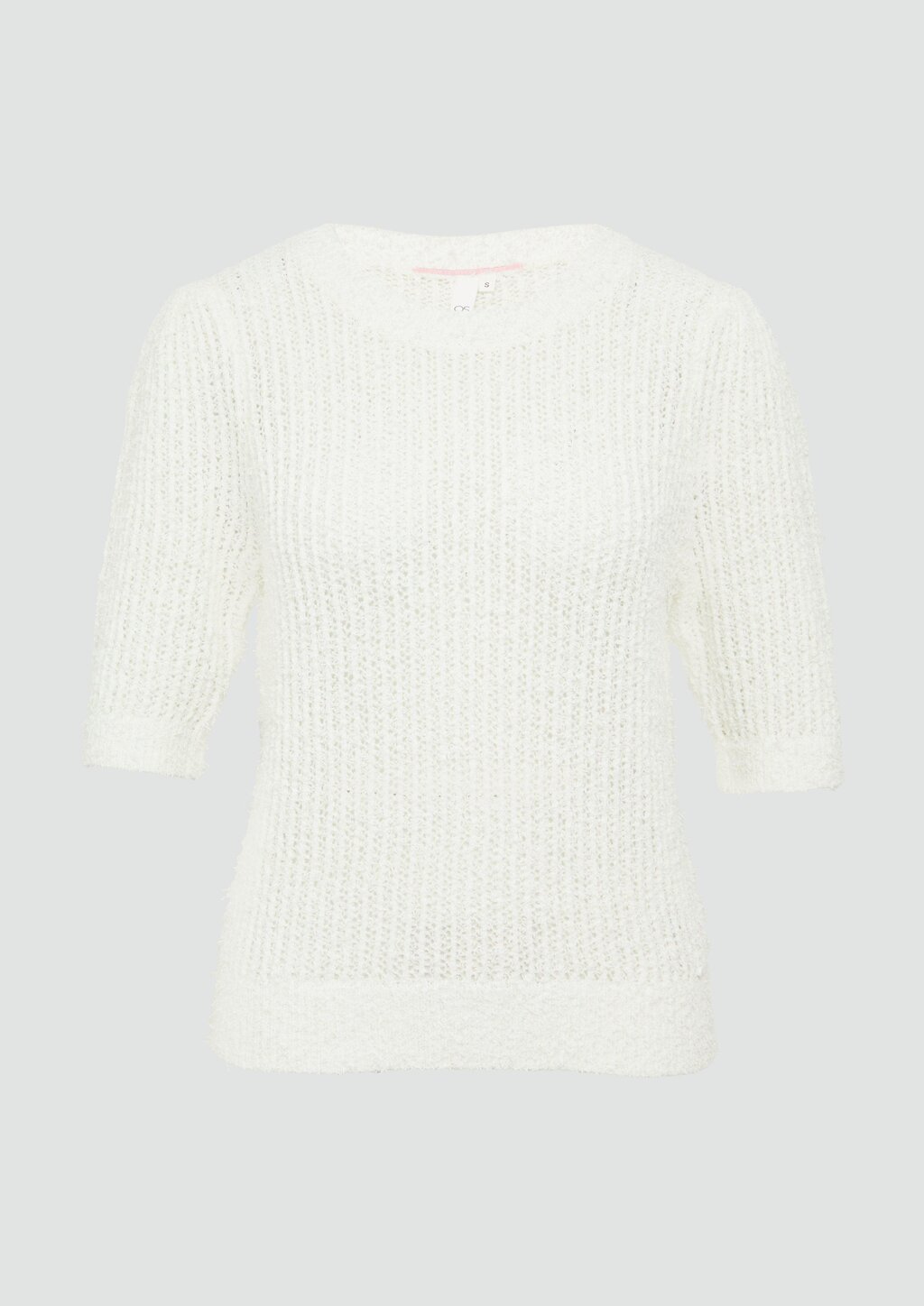 Kurzarmpullover aus Effektgarn