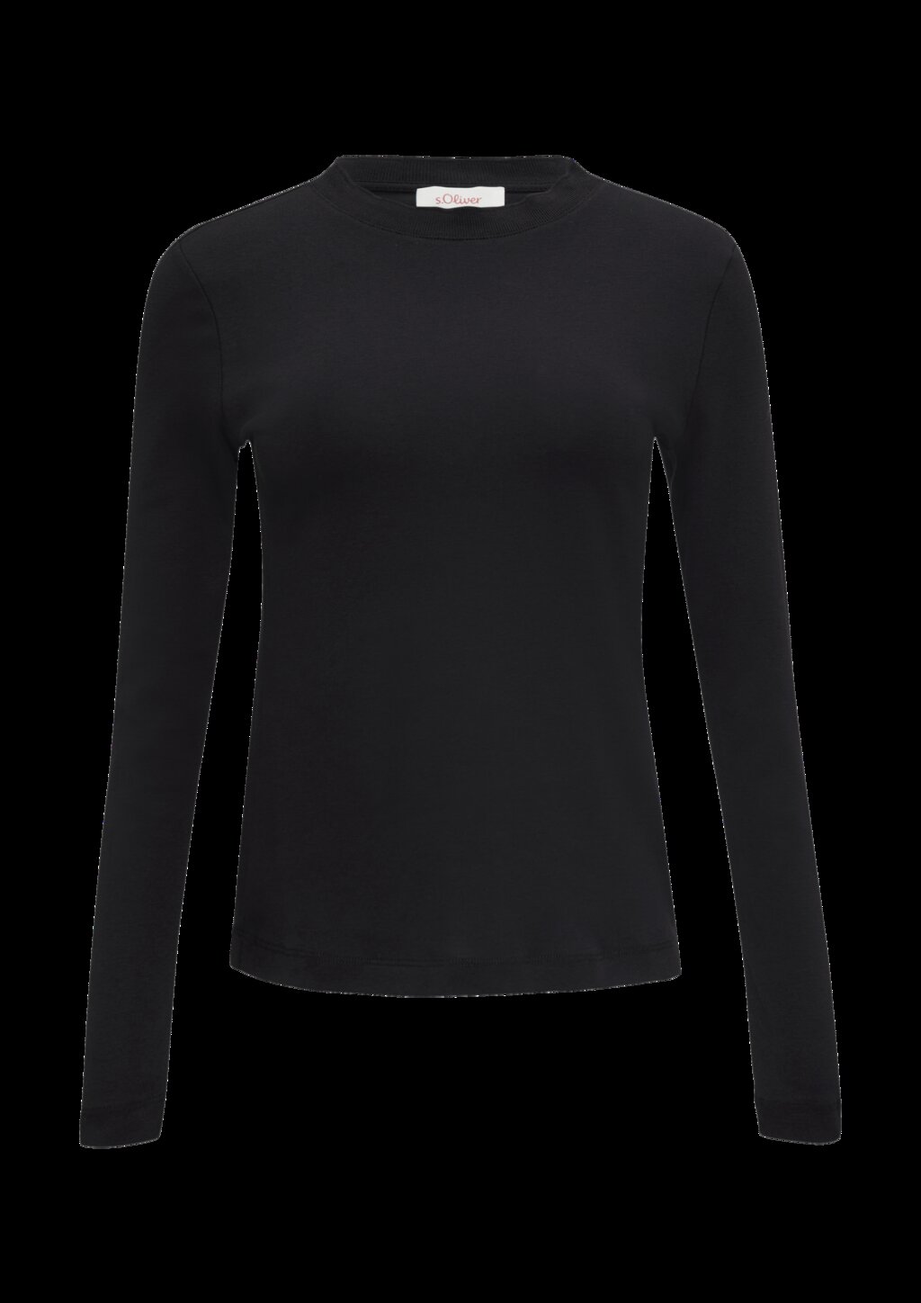 Langarmshirt mit Muschelkante