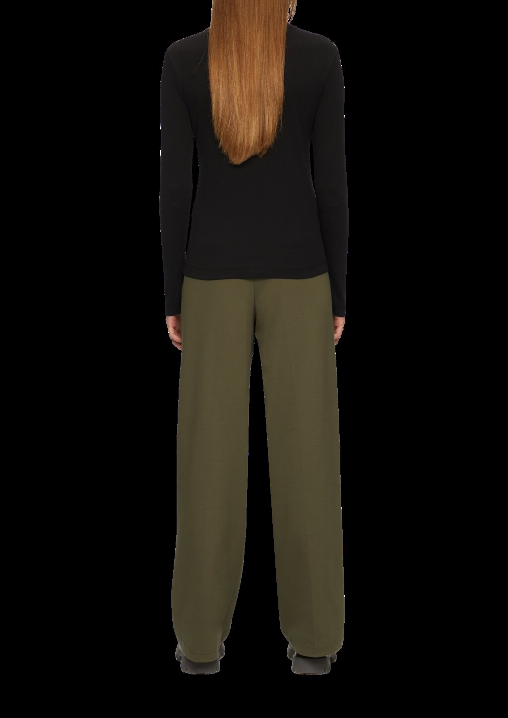 Langarmshirt mit Muschelkante