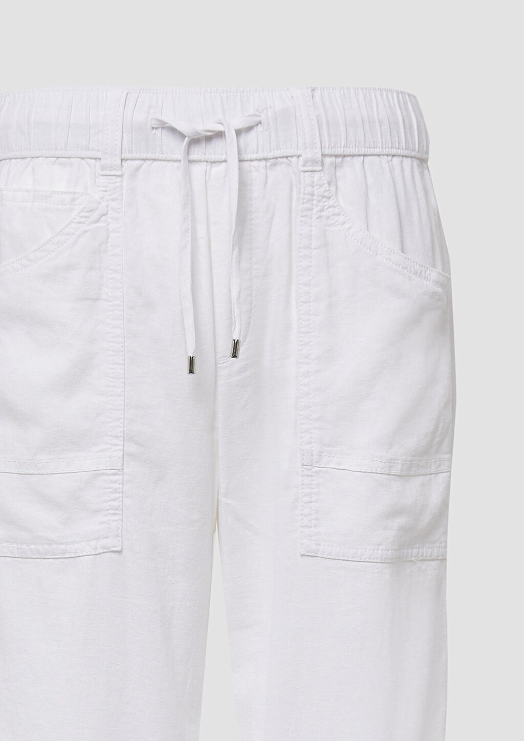 Leinenmix-Hose im Relaxed Fit mit Elastikbund