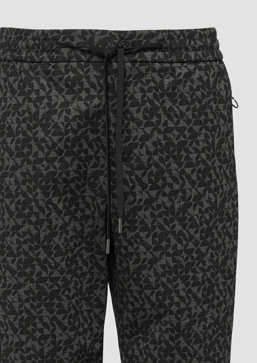 Gemusterte Jogpants und Reißverschlusstaschen