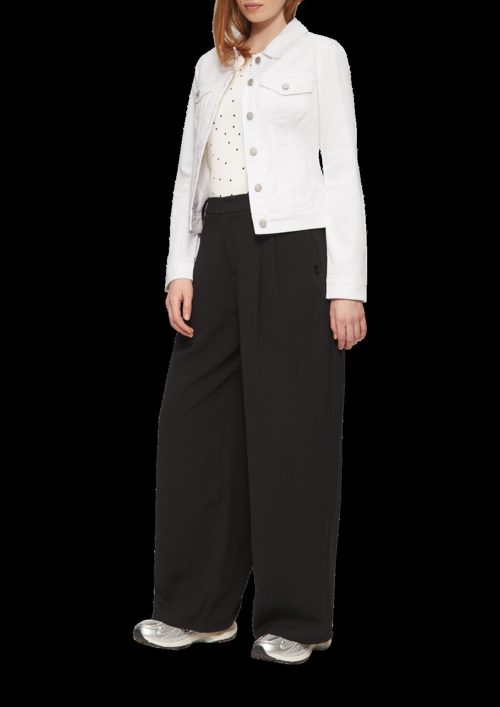 Geripptes Tanktop mit All-over-Print