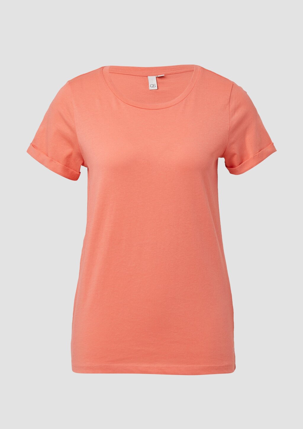 Baumwollshirt mit Rundhalsausschnitt