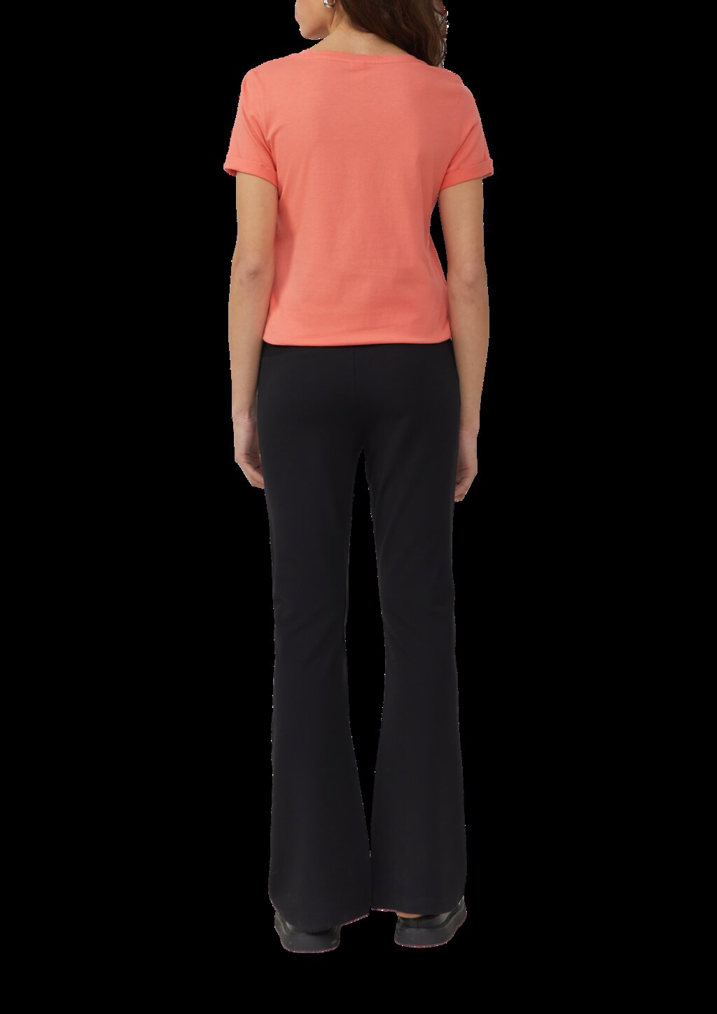 Baumwollshirt mit Rundhalsausschnitt