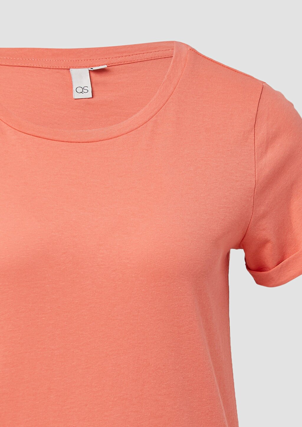 Baumwollshirt mit Rundhalsausschnitt