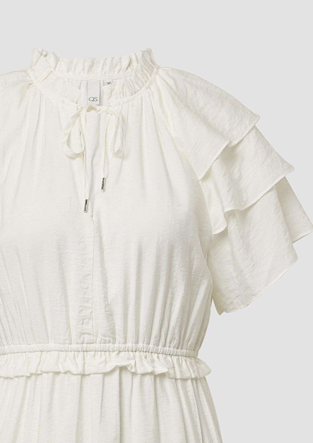 Midikleid mit Volant-Details | QS x Debi Flügge